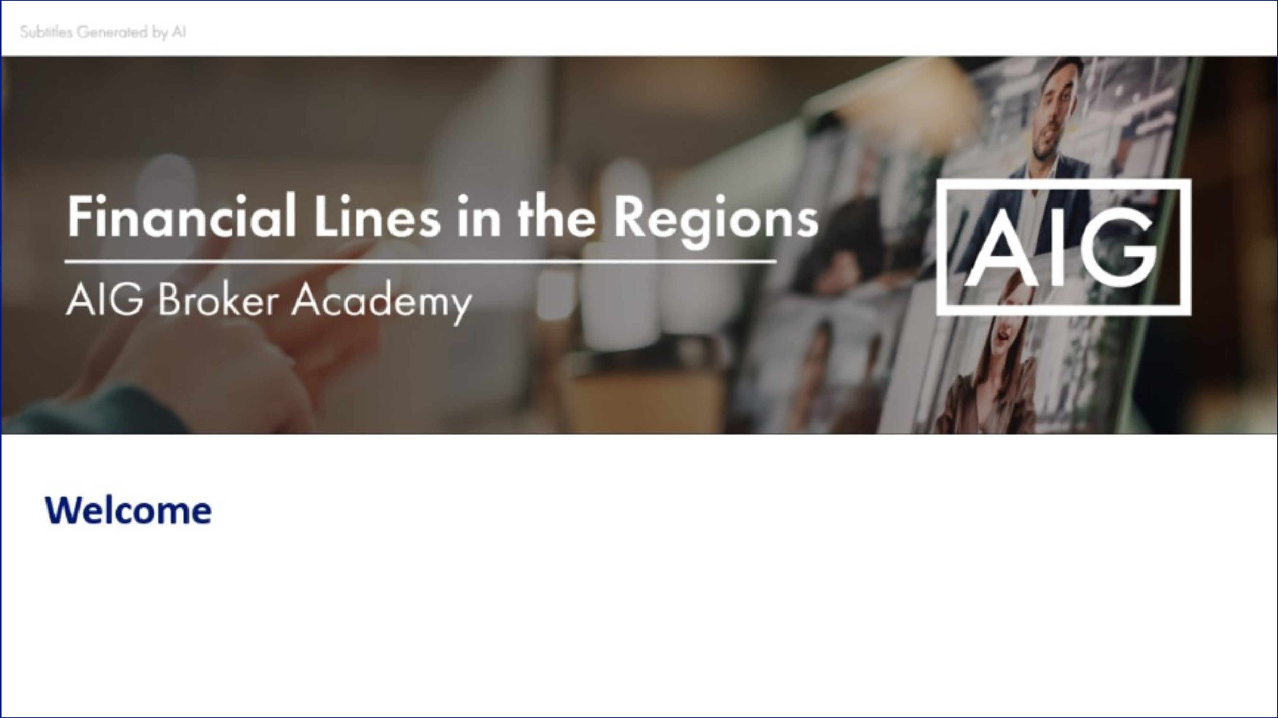 Financial Lines in the Regions 